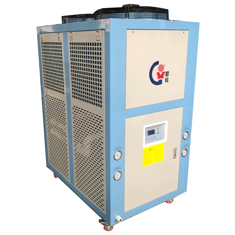 水冷式冷水机主要表现在风机、水泵的应用上